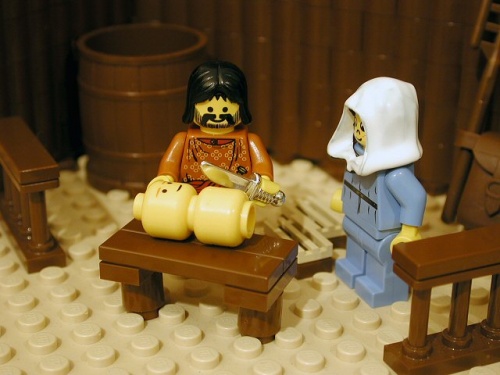 Circumcision of Jesus in Lego