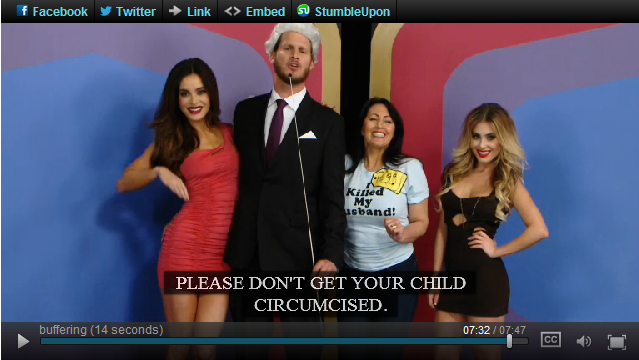 Daniel Tosh: Please don't get your kids circumcised